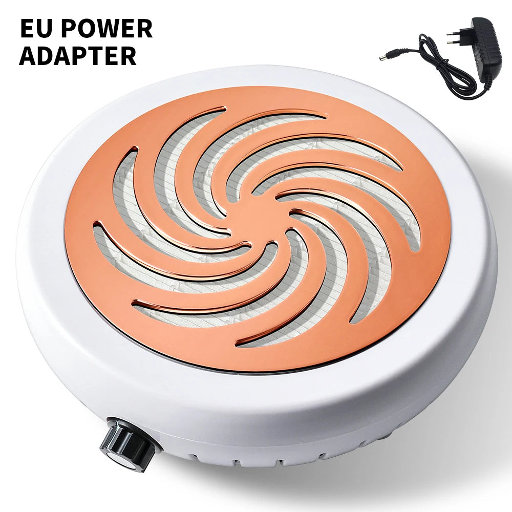 45000 RPM Super Suction Nail Dust Collector Powerful Nails Dust Extractor Nail Art Manicure Fan Vacuum Cleaner And Filter