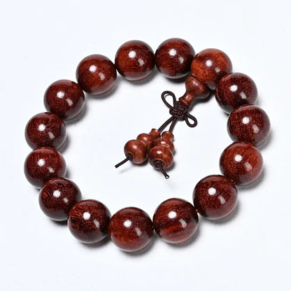 African Lobular Red Sandalwood Beads Zambia Red Sandalwood Hand String 8mm 108 Rosary Beads Men's and Women's Bracelet Wholesale