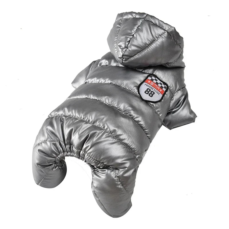 Autumn Winter Dog Clothes Warm Hooded Dog Coat Jacket For Small Dogs Waterproof Puppy Pet Jumpsuits Chihuahua Clothing Overalls