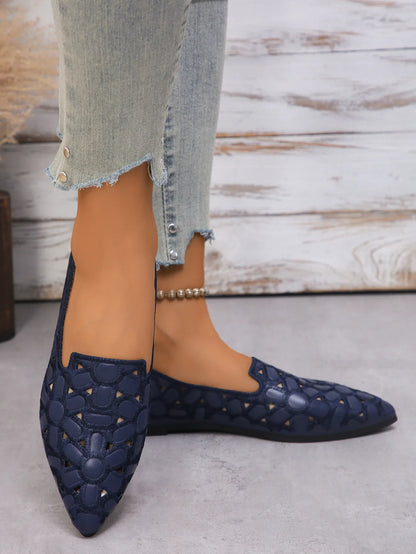 EtherealBe Women's Embroidered Loafers for Chic Style