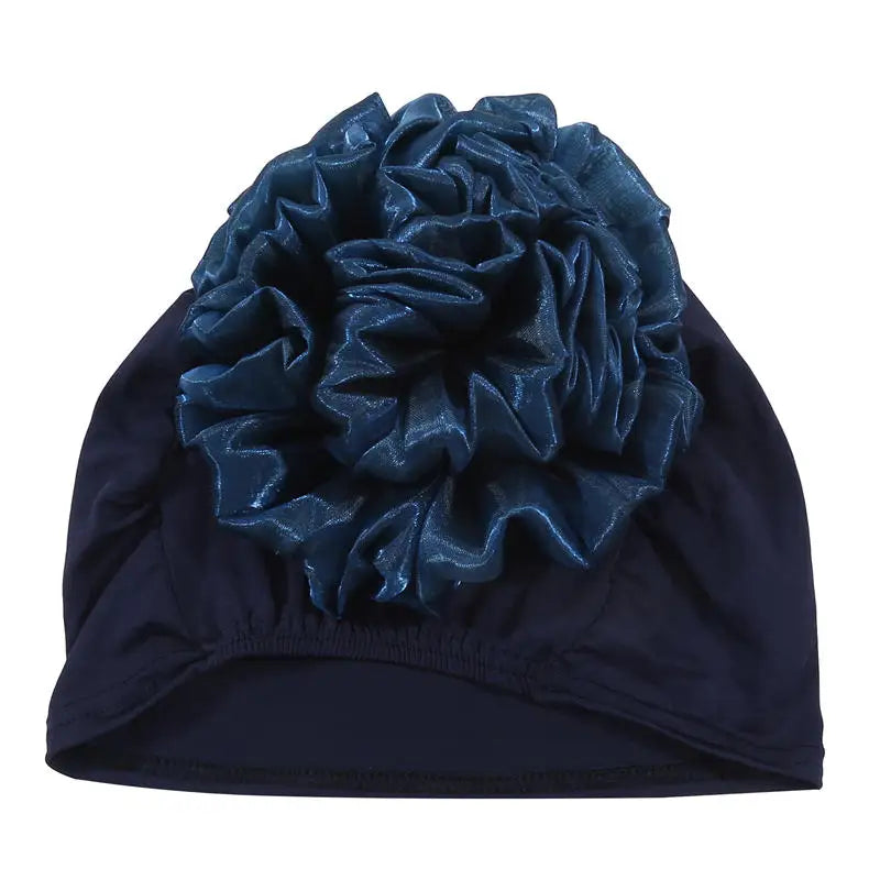 Women's Hats Spring Summer Floral Beanie Hat Muslim Stretch Turban Hat Cap Hair Loss Headwear Hijib Cap
