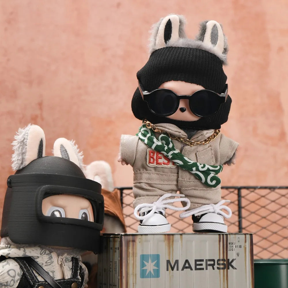 Labubu Ropa Trendy Fashion Clothes for Outfit Korea Kpop Exo Labubu Idol Dolls Clothing DIY Kids Gift
