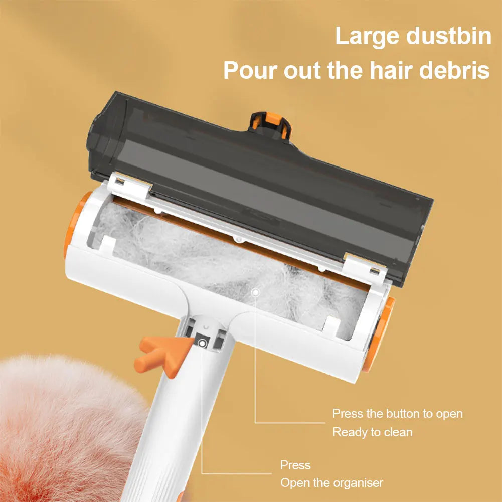 Roller Hair Remover Tool Reusable Pet Hair Remover Brush Portable Pet Hair Removing Tool with Hair Storage Box for Cat Dog Hair