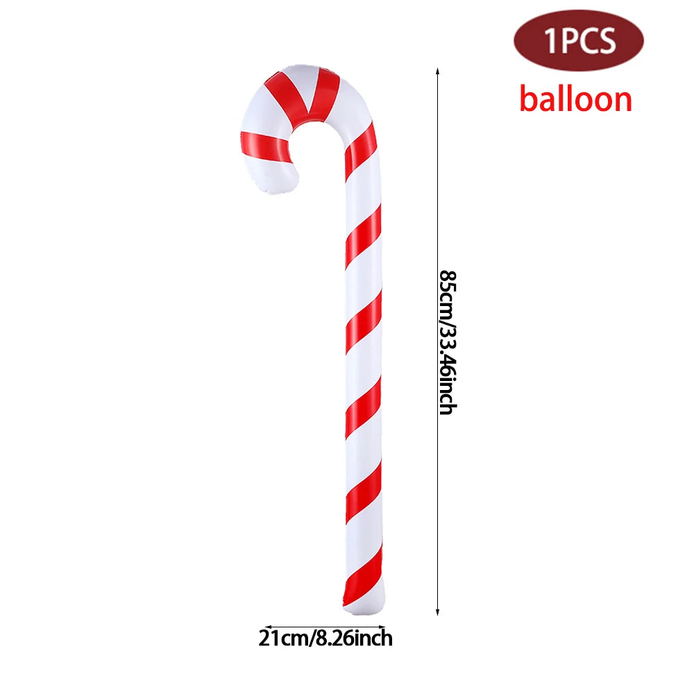 Christmas Decoration Red Christmas Candy Canes Christmas Tree Hanging Pendants Xmas New Year Home Decorations Kids Toys Navidad