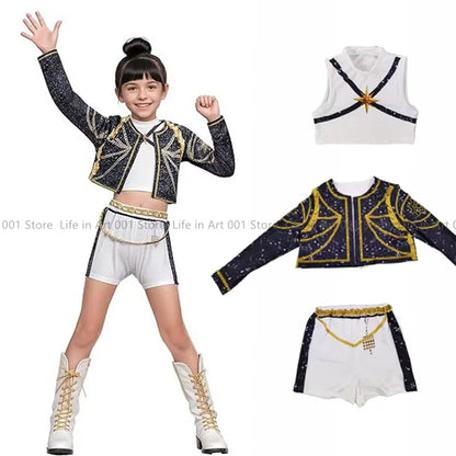 EtherealBe Kids Demon Hunter Cosplay Outfit for Girls