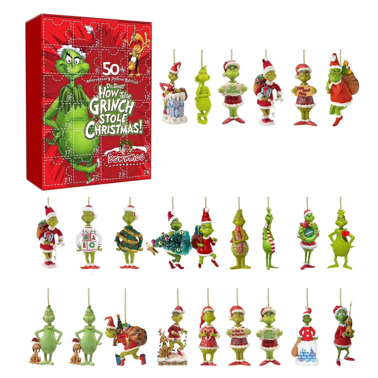 Christmas Advent Calendar 2023, Christmas Countdown Calendar For Kids Adult, 24 Days Of Christmas Advent Calendar, 24PC Cute