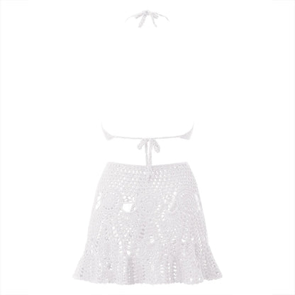 Swimsuit Women Sexy Bikini Set Push-Up Padded Bra Thong Two Pieces Swimwear Beachwear Bathing Suit Femme Hollow Bathing Set