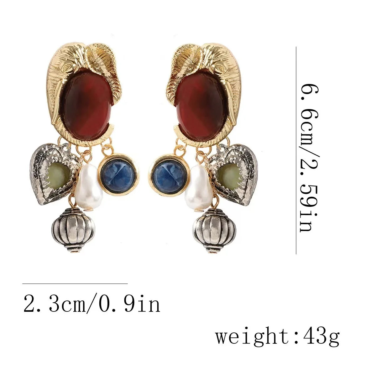 Zvoijio New Personalized Retro Fashion Multiple Pendant Necklace