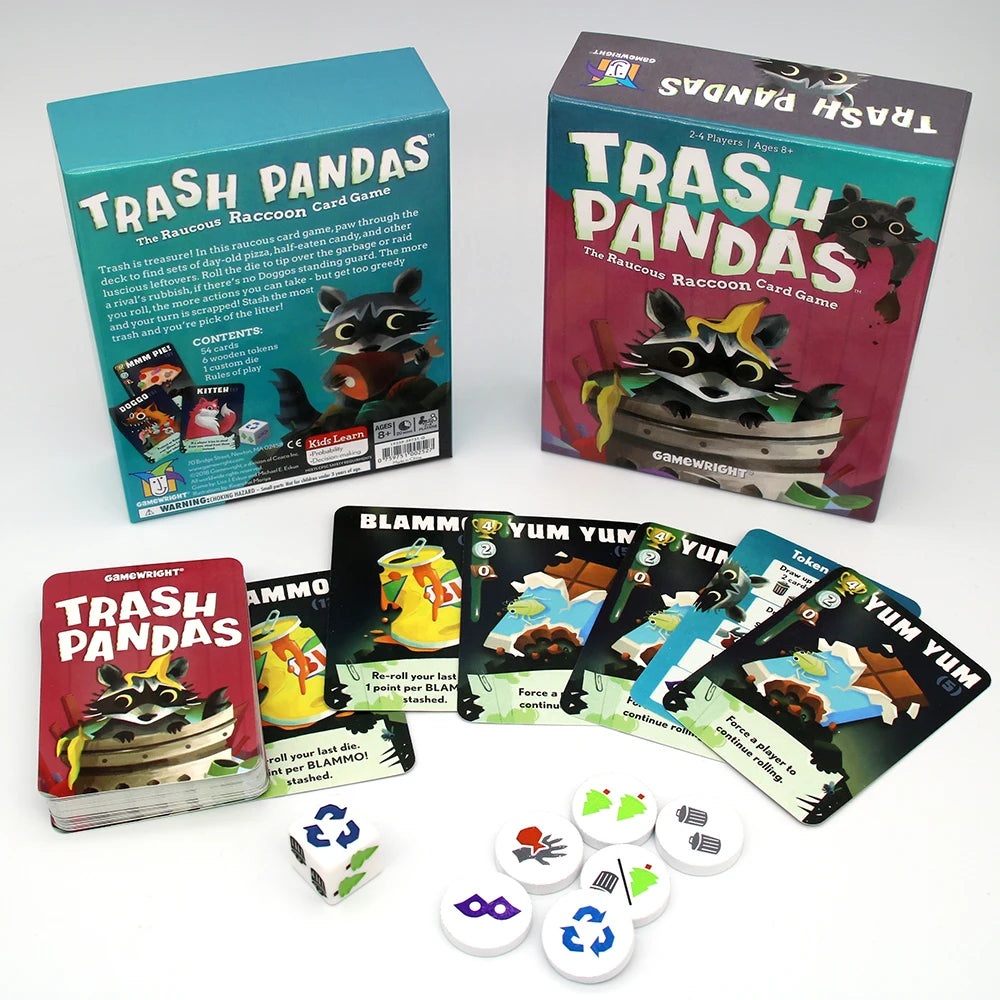 Trash Pandas The Raucous Raccoon Card Game Games for the Infinitely Imaginative Gift Party Game English