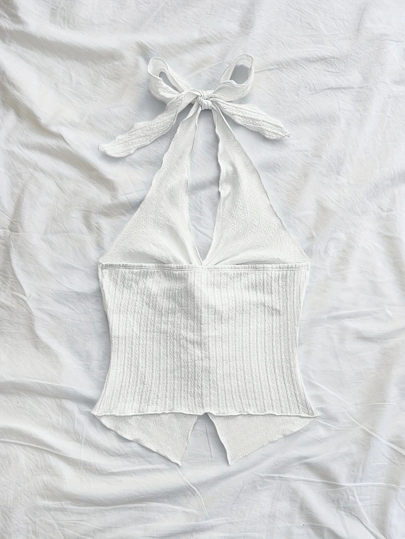 Spring and summer fashion new elegant solid color versatile halter vest single piece