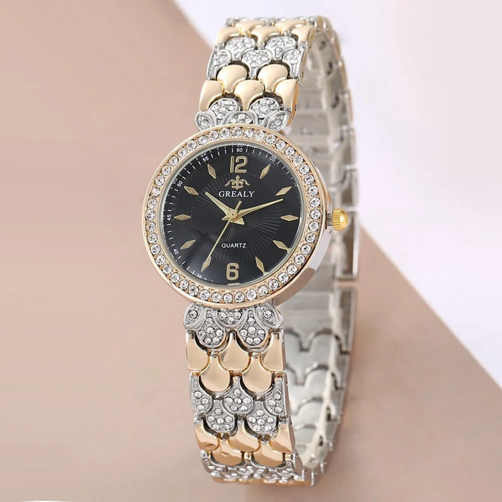 New Fashion Women Watch Casual Clock Rhinestone Business Women Quartz Watch For Women Relogio Feminino Simple Wristwatch Relógio