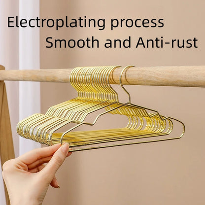 Pet Apparel Hangers Gold Color Mini Hanger Small Metal Clothes Hanger for Teddy Dog Cat Puppet Doll Pet Store Clothes Support