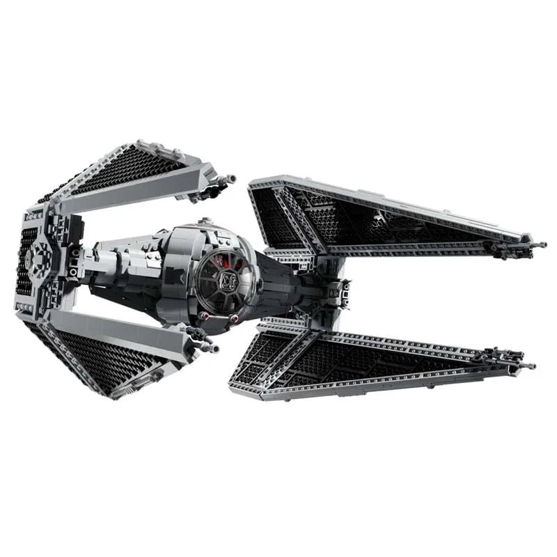 New 1931PCS Technical TIE Interceptors Spaceship 75382 Building Blocks Starfighter MOC Assembly Collectibles Display Model Gifts
