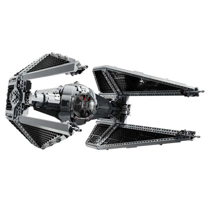 New 1931PCS Technical TIE Interceptors Spaceship 75382 Building Blocks Starfighter MOC Assembly Collectibles Display Model Gifts