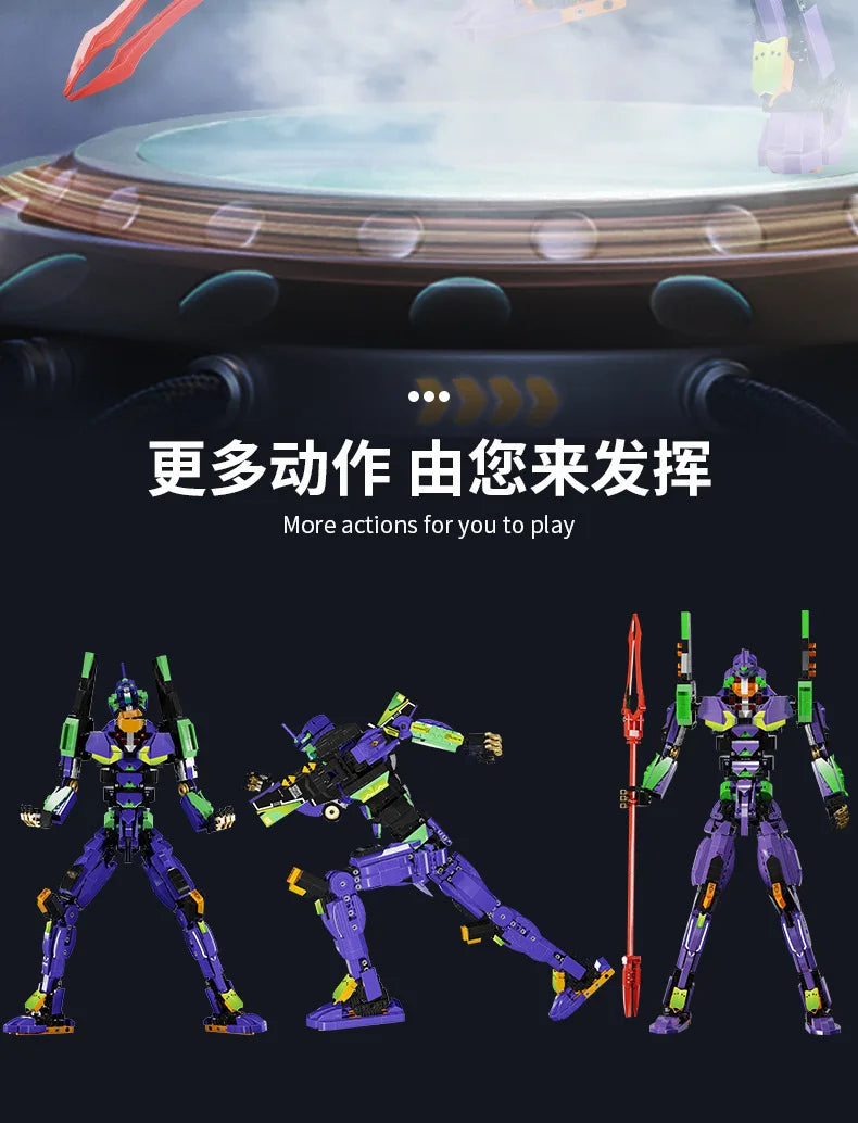 IN STOCK Technical Robot Building Blocks Model MOC Creativity Mecha Assembling Bricks Toys for Children Christmas Gift Set