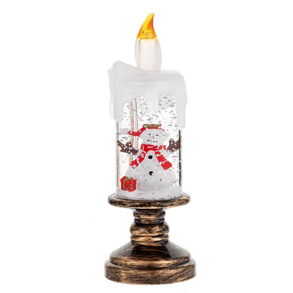 Christmas Decorations Candle Lights Candles Lights Angel Snowflake Crystal Ball Lights Creative Christmas Gifts Desktop Ornament