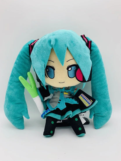 23-28cm Japanese Anime Plush Stuffed Toy Hatsune Miku Plush Doll Soft Pillow Future Doll Cute Christmas Gift for Children