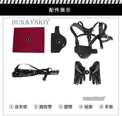 EtherealBe Resident Evil Ada Wong Cosplay Costume Set