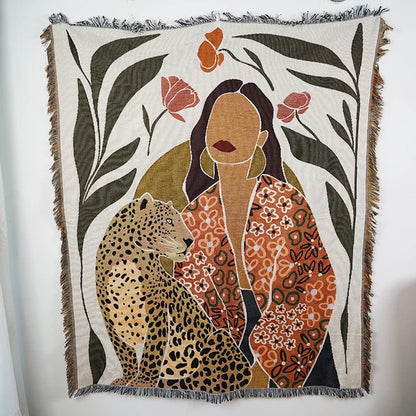 Nordic Sofa Blanket Cover Home Decor Sofa Towel Tarot Leisure Blanket Bedspread Outdoor Camping Picnic Mat Bohemian Tapestry Rug