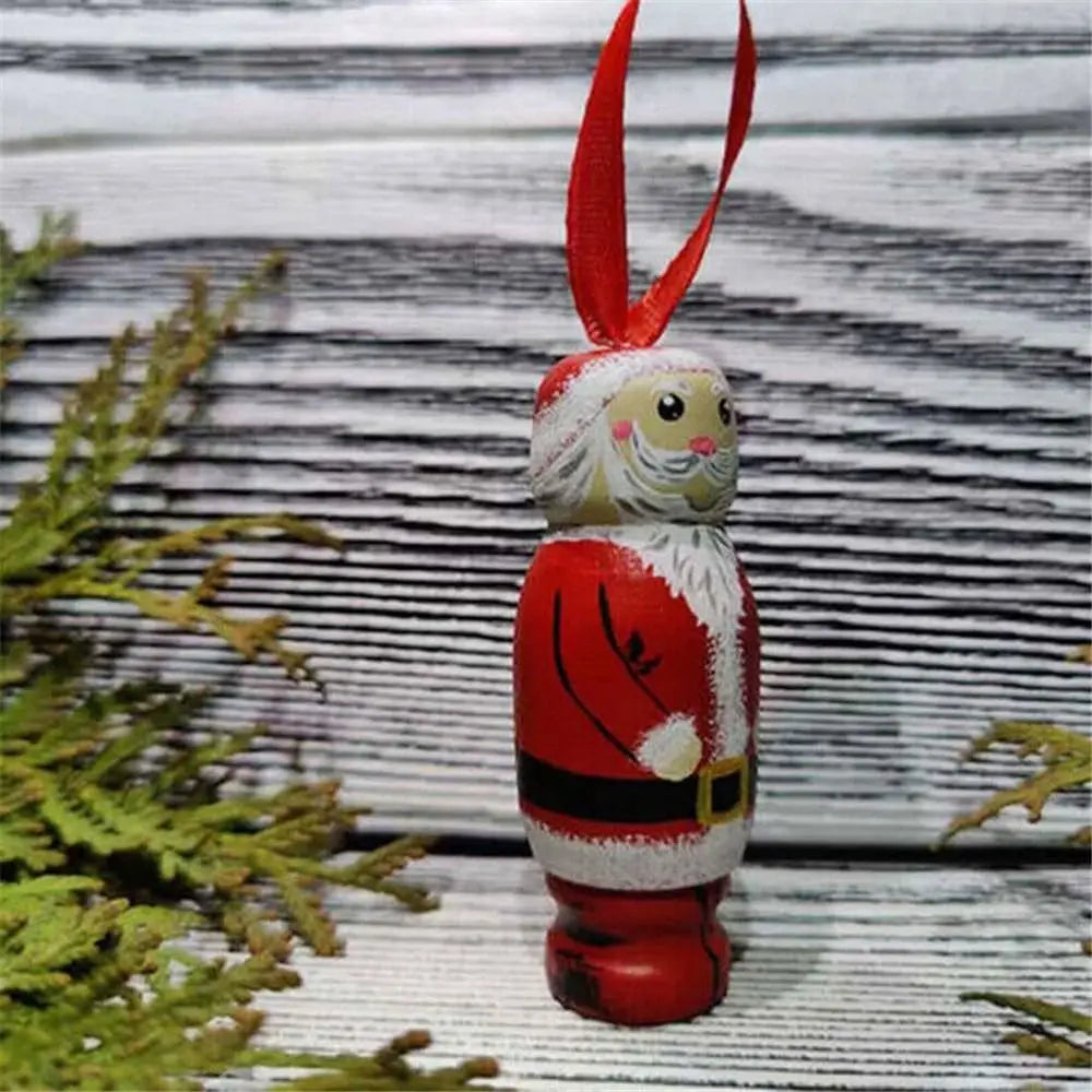 Christmas Novel DIY Holiday Hanging Christmas Tree Decoration Funny Santa Ornament Party Decors