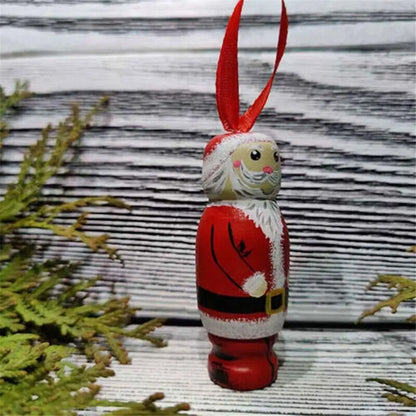 Christmas Novel DIY Holiday Hanging Christmas Tree Decoration Funny Santa Ornament Party Decors