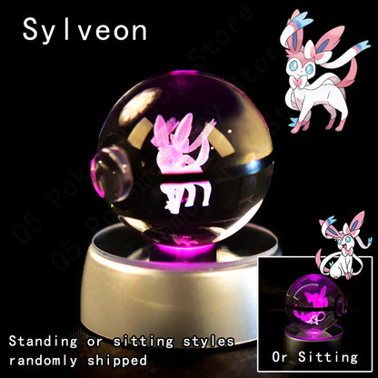 EtherealBe Pokemon 3D Crystal Ball Night Light