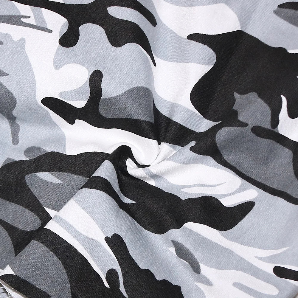Women's Clothes Coats Casual Fashion Camouflage Print Large Pocket Lapel Long Sleeve Short Jacket for Women