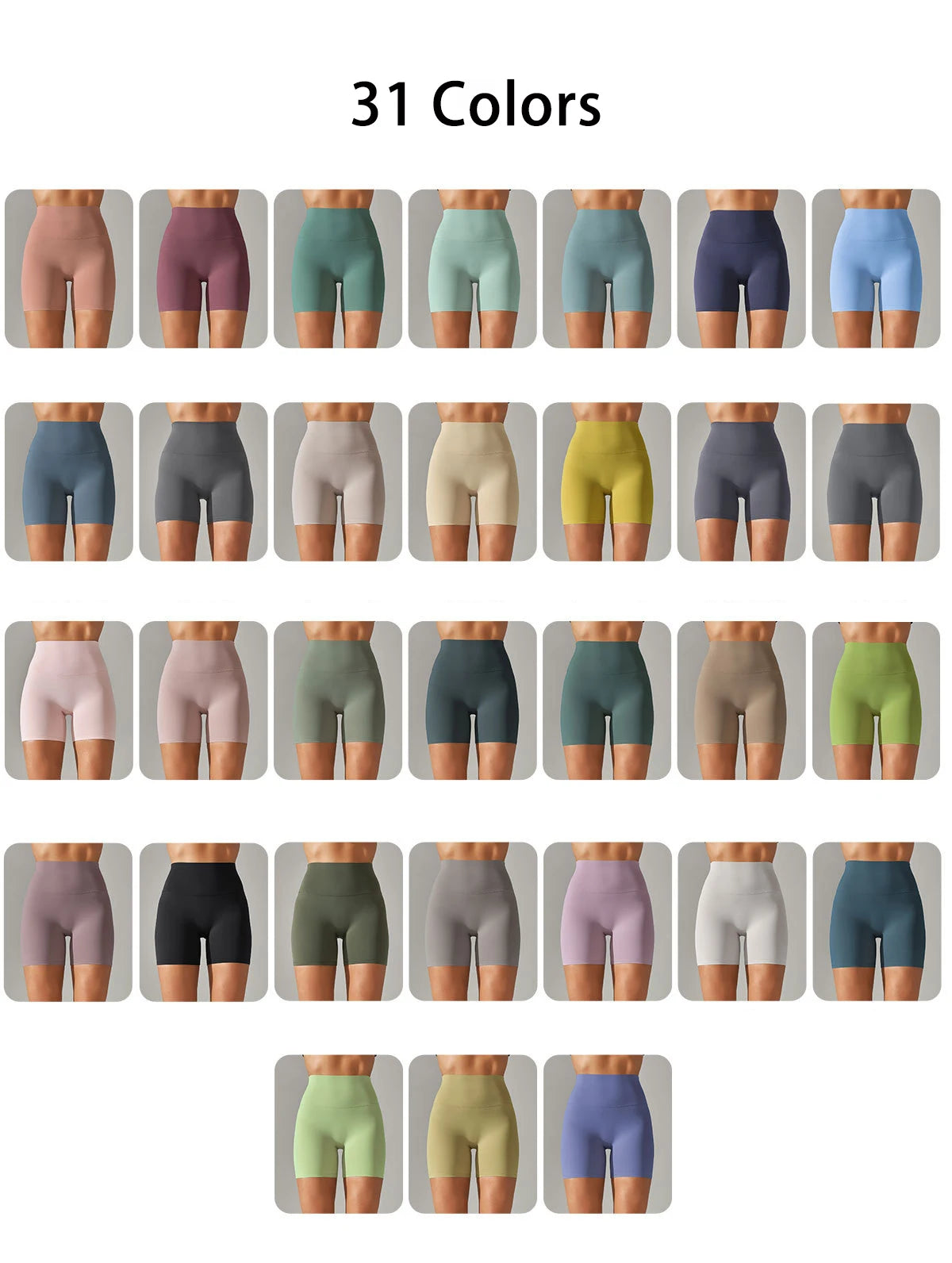 Summer Women Yoga Shorts Naked Feel Sports Shorts  Fitness Tights High Waist Gmy Running Push Up Clothes Workout Cycling Shorts