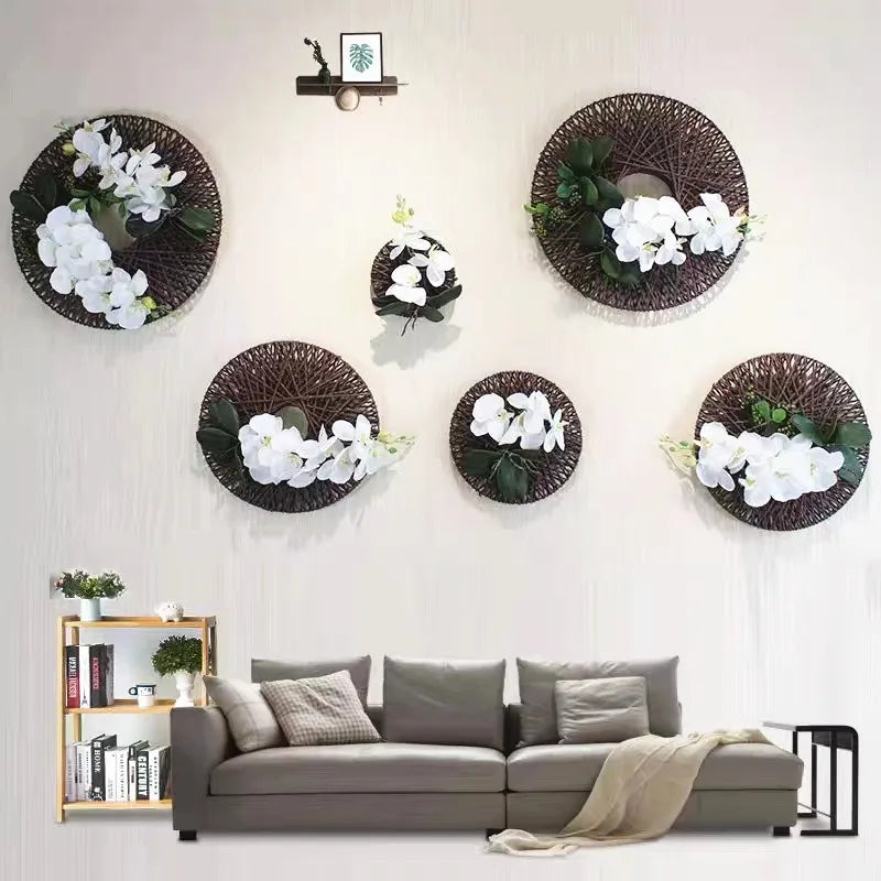 50-100CM Artificial Vine Green Tropical Fake Plants Rattan Autumn Hanging Winding Rattan Garden Balcony Home Decor Accessories