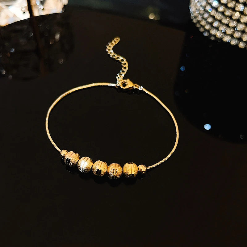 Luxury Blue Zircon 18K Gold Plated Women's Bracelet 2023 New Fashion Retro Zircon Bracelet Wedding Party Jewelry Gift
