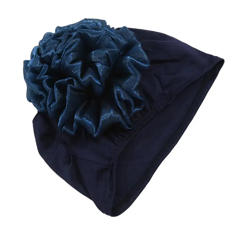 Women's Hats Spring Summer Floral Beanie Hat Muslim Stretch Turban Hat Cap Hair Loss Headwear Hijib Cap