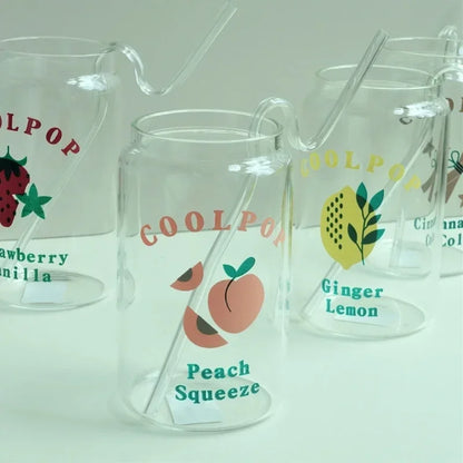 Creative Can Shape Glass Cup Tea Juice Milk Coffee Mug Wine Glass Drink Cup Borosilicate Glass Drinkware Glasses Mug Tumblers