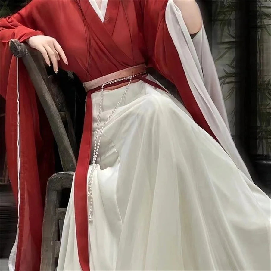 Cosplay Costume Ancient Chinese Traditional Women Purple Hanfu Dress Dance Dress Summer Hanfu Wei Jin Dynasty Princess