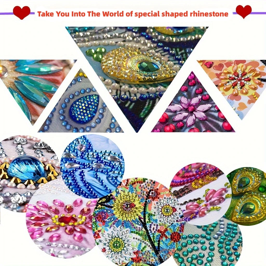 1 piece/set DIY Christmas Diamond Art Tissue holder Acrylic napkin holder Craft Home office table Christmas gift