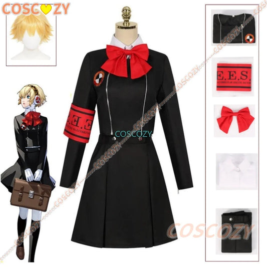 Cosplay Main Woman Characters School Uniform Cosplay Costume Aegis Heroine Cosplay Costume Wig
