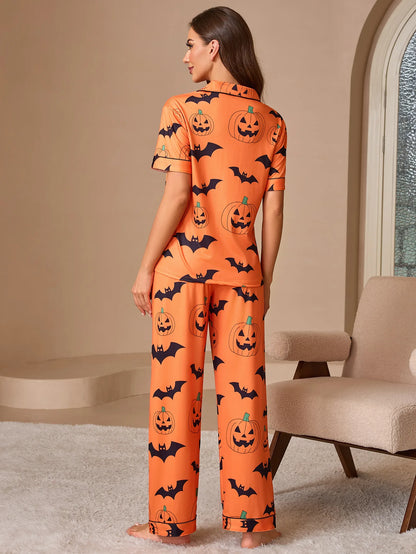 Women's Pajamas Set Pijama Pajama Sets Sleepwear Women's Home Clothes Woman Halloween Womens Suit Sleep Lounge Underwear