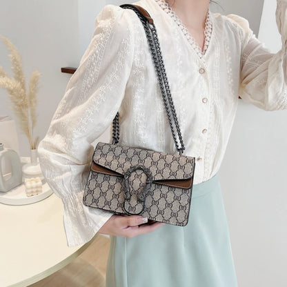 Fashion Popular Women's Bag Trend Brand Retro Chain Shoulder Bag High Quality Ladies Crossbody Bag Designer Luxury Handbag