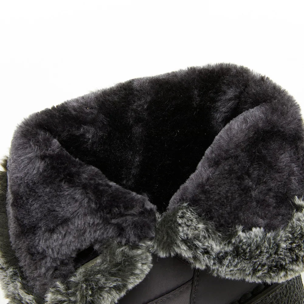 Waterproof Winter Boots for Women 2025 New Faux Fur Long Plush Snow Boots Woman Platform Shoes Warm Cotton Couples Ankle Boots