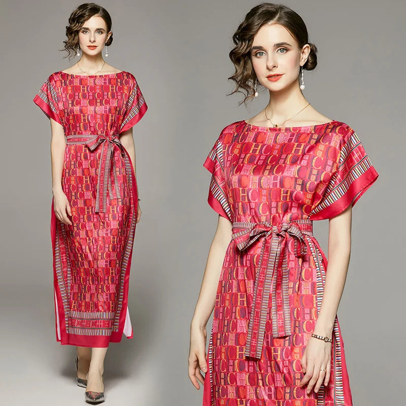 Autumn Gorgeous Flower Print Mini Dress Women's Stand Long Lantern Sleeve Single Breasted Sashes Lace Up Beach Party Vestidos