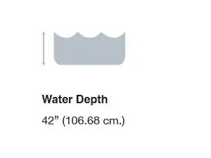 Round above Ground Outdoor Swimming Pool Set with Filter Pump, Ladder, Ground Cloth, and Pool Cover, Greywood