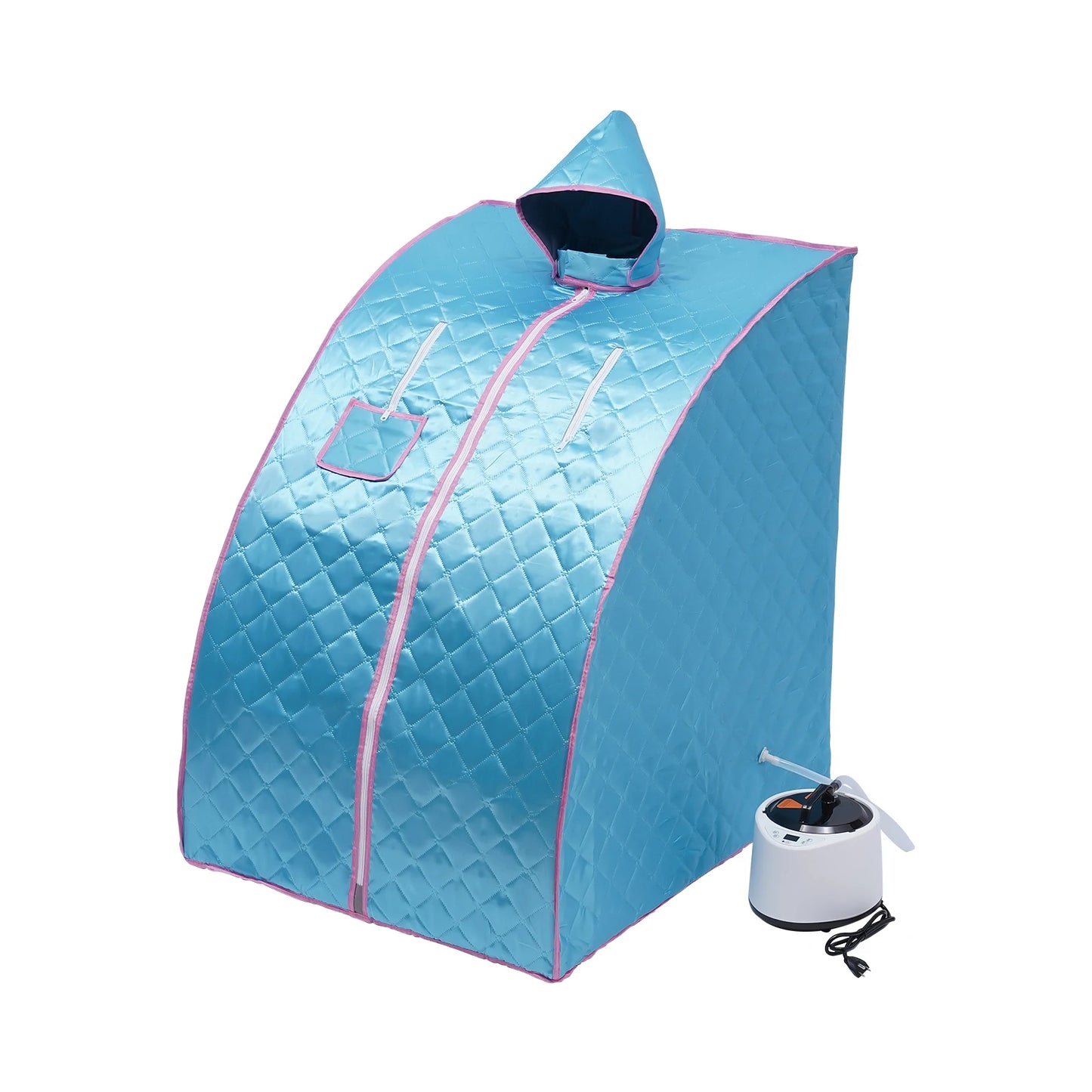 Lightweight Portable Personal Steam Sauna Spa for Relaxation at Home, 99 Minute Timer, 1000 Watt Steam Generator, Chair Included