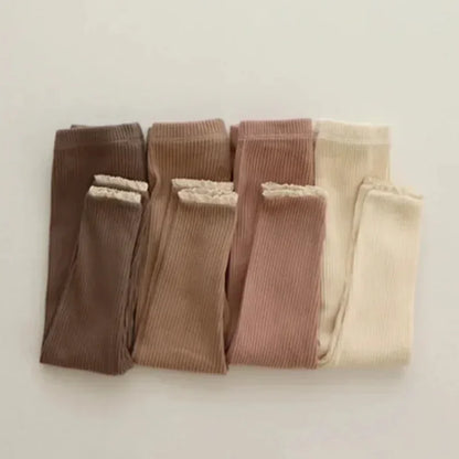 New Infant Patchwork Leggings Cotton Baby Long Pants Toddler Girl Leggings Baby Clothing Autumn Kids Trousers