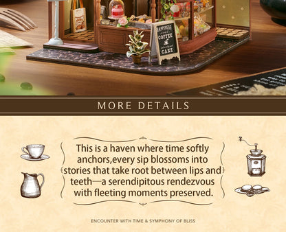 Handmade Wooden Miniature Doll House Kit 3D Puzzle Assembled Building Model Kit With LED Light DollHouses Toy For Christmas Gift