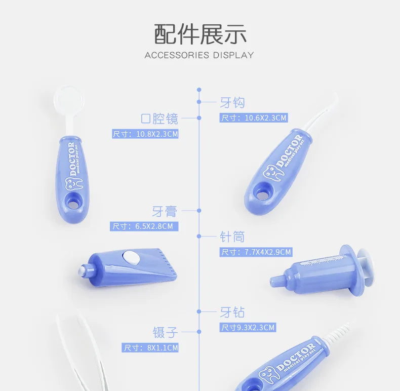 1/9pcs Montessori Educational Toys for Children Early Learning Doctors Role Play Kids Intelligence Brushing Tooth Teaching Aids
