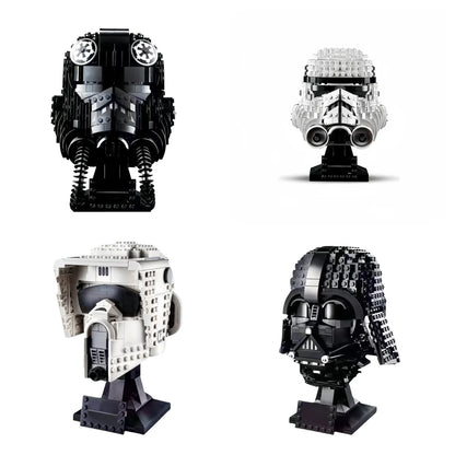 In Stock 75274 75276 The Mandalorian Darth Vader Luke Skywalker TIE Fighter Pilot Building Blocks Bricks Christmas Gifts For Kid