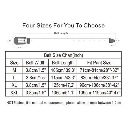 Punk Rhinestone White Belt female male fashion western jeans female jeans jewelry fashion design Y2K Jeans Belt