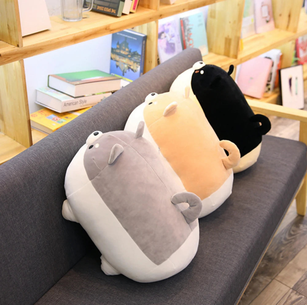 New 40cm Cute Shiba Inu Dog Plush Toy Stuffed Soft Animal Corgi Chai Pillow Christmas Gift for Kids Kawaii Valentine Present