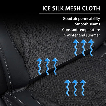 Upgrade Tesla Model Y Model 3 Smart Cooling Car Seat Cushion for Summer Driving Breathable Seat Cover with 10 Fans 15s Cool Down