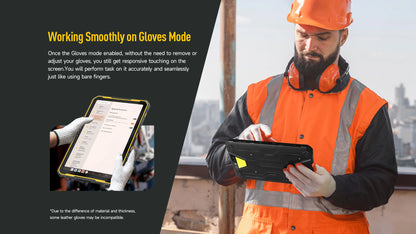 Ulefone Armor Pad 2 Rugged Tablet, 11" 2K, 18600 mAh ,IP68/IP69K Android 13 NFC GPS 4G Tablet Up to16GB +256GB LED Camping light