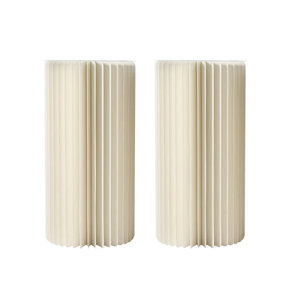 2/3/4PCS Wedding Party Flower Stand Cylinder Cardboard Centerpiece with Pvc Panels Cylinder Flowers Stand Wedding Centerpieces